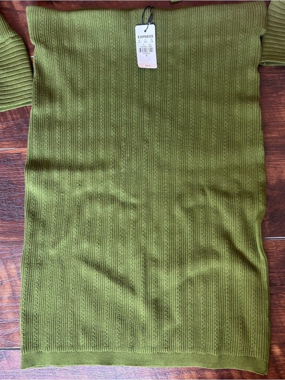 Express Women’s Olive Green Ribbed Skirt ONLY